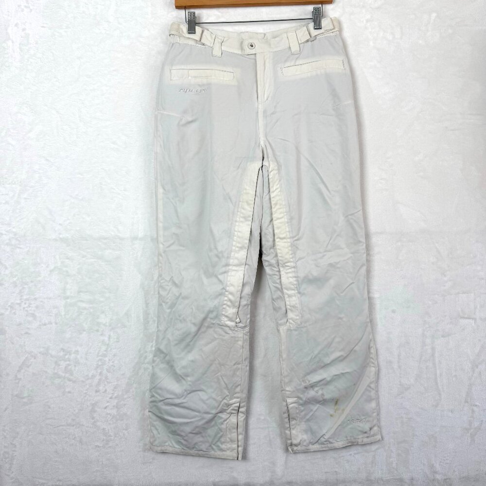 Rip Curl Snow Pants Womens S Cream Snowboard Ski Waterproof 61744